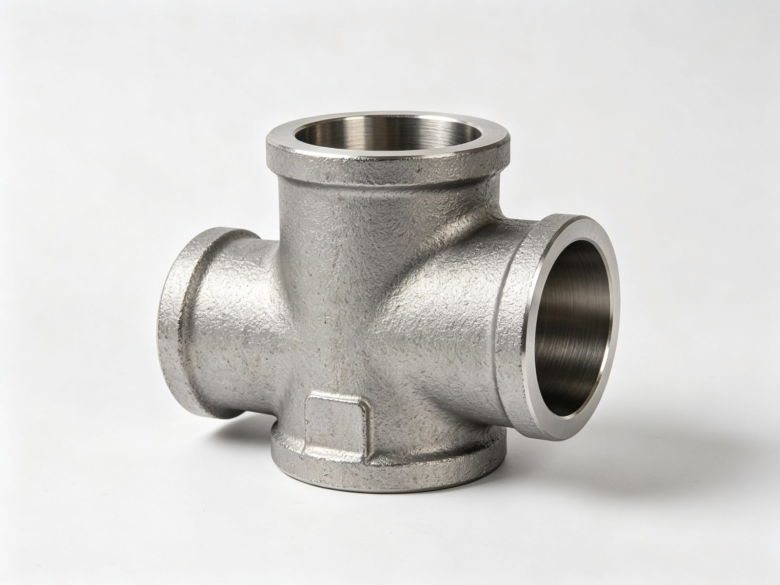 304 Stainless Steel Tee Fitting Casting