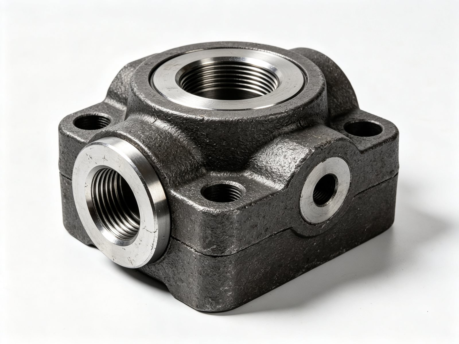45 Carbon Steel Hydraulic Cylinder Part Casting