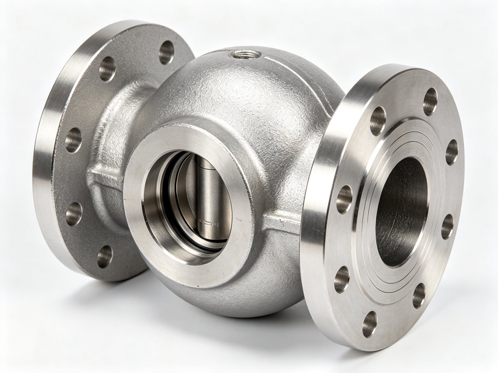 CF8M Stainless Steel Flanged Butterfly Valve Body Investment Casting