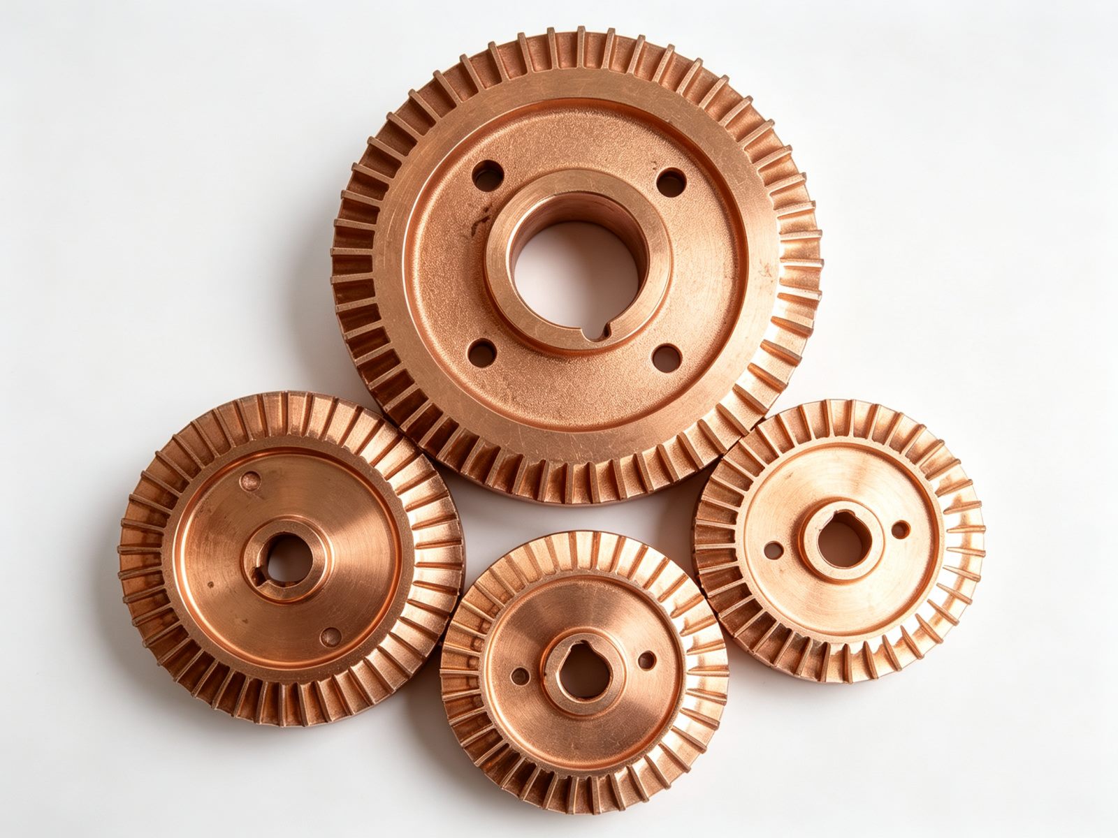 C95400 Aluminum Bronze Copper Alloy Worm Gear Investment Casting