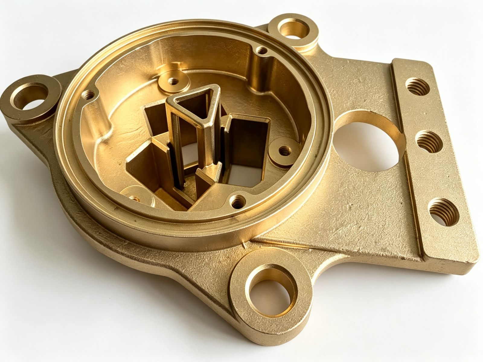 C95400 Aluminum Bronze Copper Alloy Complex Structural Component Investment Casting