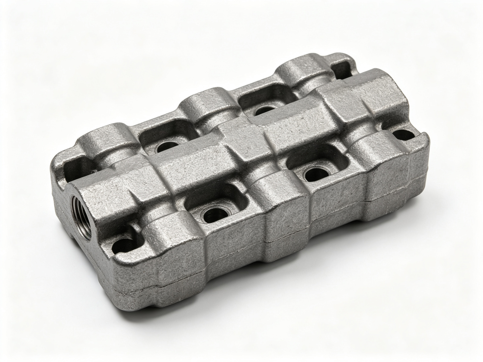 300M Ultra-High Strength Steel Aerospace Hydraulic Manifold Casting