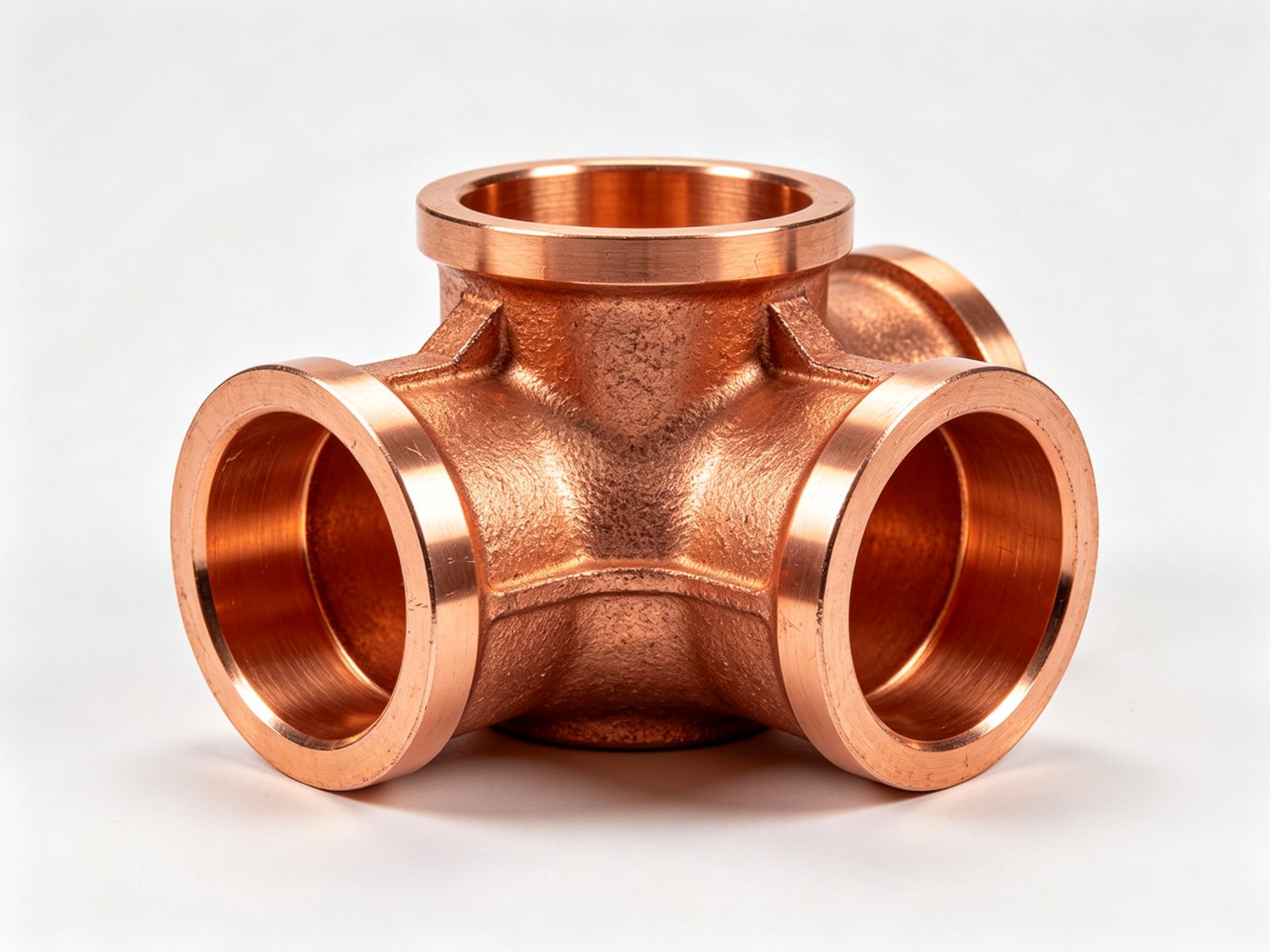 C12200 Copper Pipe Fitting Tee Casting