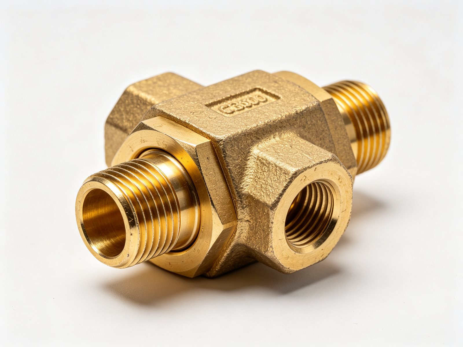 C36000 Brass Hydraulic Connector Fitting Casting